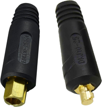 TIG Welding Cable Panel Connector Plug &amp; Socket Set DKJ10-25 &amp; EDKL10-25... - $11.17
