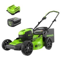 Greenworks 80V 21&quot; Brushless Cordless (Push) Lawn Mower (75+ Compatible ... - £247.21 GBP