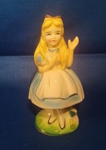 Vintage 1960 Walt Disney &quot;Alice In Wonderland&quot; Ceramic Figurine- Hand Re... - £29.89 GBP