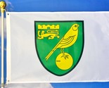 Norwich City Football Club Flag White 3x5ft Polyester Banner  - $15.99