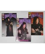 Lot Undertaker #1 + Preview #1 + Wizard #0 WWF/WWE 1999 Chaos Comics VF/... - $240.72 MXN