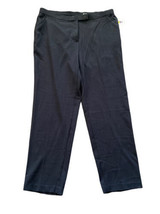 Womens Allison Daley 18W Pants Gray Pockets Comfort Waist Back To School - $18.48