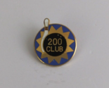 Vintage 200 Club Bowling Ball &amp; Pin Blue &amp; Gold Tone Lapel Hat Pin - $7.28