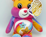 Care Bears New Release 2022 Dare To Care Bear Glitter Belly and Eyes 9&quot; ... - $19.34