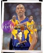 LA Lakers Kobe Bryant Basketball Art Original Oil Painting on Canvas 1 - $5,255.70 CAD