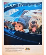 BODY BY FISHER-General Motors-GM-Kids-Dog-Insulation 1972 Print Ad!! - $17.64 CAD