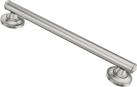 Brushed Nickel Moen Lr8724D1Gbn Home Care 24-Inch Designer Bath Safety B... - $45.93
