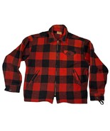 Vintage 60&#39;s Buffalo Plaid Chill Chaser Wool Jacket by Blue Top Talon Zi... - $1,289.14 MXN