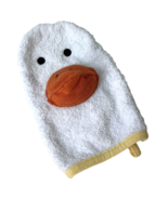 Vintage Gymboree White Duck Washcloth Kids Hand Towel Puppet Orange Beak... - £10.24 GBP