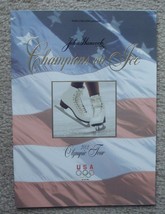 Champions on Ice Program Book 2002 Olympic Tour Michelle Kwan Sasha Cohen Weiss - £18.68 GBP