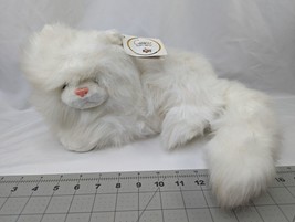 Russ Nikki White Cat Plush 12 Inch Caress Pets Stuffed Animal Toy - $22.45