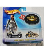 Hot Wheels Lara Croft Tomb Raider Jeep &amp; Motorcycle Mint 2003 Diecast - $11.95