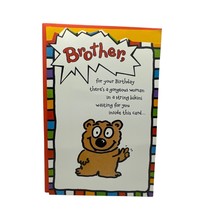 American Greetings Happy Birthday Brother Humorous Greeting Card - £3.89 GBP