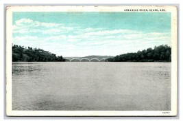 Arkansas River View Ozark AR UNP WB Postcard H24 - £2.32 GBP