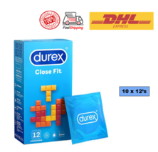 10 Boxes x 12pcs DUREX Close Fit For Firmer Hold Condom FREE EXPRESS SHI... - £133.29 GBP