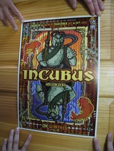 Incubus Poster Fillmore One Side Zero November 19 20 2001 - $89.99