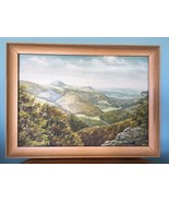 Mid Century 1954 German Landscape Oil Painting  Tora Herrmann - £100.49 GBP