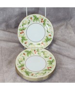 Noritake Lynbrook 2790 Bread Plates 6-1/4&quot; Lot of 4 Strawberries - $19.59