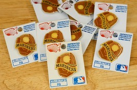 Vintage MLB 8PC Lot Fan Apparel Jewelry Baseball Glove Pins Seattle Mari... - $24.74