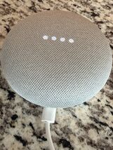 Google Home Mini Smart Speaker Gray Model HOA w Cord FREE SHIPPING - $17.58