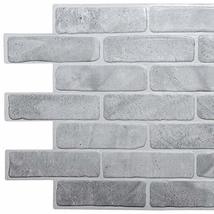Dundee Deco PG7065 Vintage Grey Faux Brick, 3.4 ft x 1.6 ft, PVC 3D Wall Panel,  - £7.68 GBP+