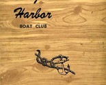 Snug Harbor Boat Club Menu River Road in McHenry Illinois 1969 Neshaminy - $34.61