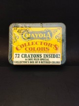 Vintage 1991 Sealed Crayola Crayons Limited Edition Tin 64 + 8 Retired Wrap Torn - £15.78 GBP