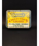 Vintage 1991 Sealed Crayola Crayons Limited Edition Tin 64 + 8 Retired Wrap Torn - $19.75