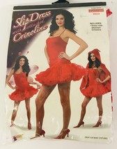 Halloween Slip Dress With Crinoline # 66347 Red Costume Forum Novelties Women - $42.56