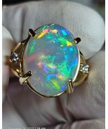 Natural Ethiopian Opal Ring 925 Sterling Silver Bridesmaid Certified Opa... - £98.32 GBP