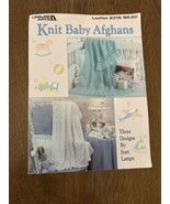 Leisure Arts Leaflet Knit Baby Afghans Three Patterns Vintage 1992 By Je... - £1.91 GBP