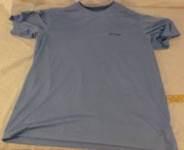 Columbia Sportswear OMNI-WICK Advanced Evaporation Blue Short Sleeve T Shirt Xl - $16.60