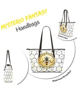 Queen Bee Artistic Inspired PU Leather Tote Handbag. - $135.00