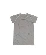 Lululemon Swiftly Tech 2.0 Short Sleeve White Black Stripe Top Athleisur... - $542.34 MXN