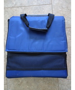 Insulated Cooler Wheeled Tote Bag Blue Collapsible - £23.60 GBP