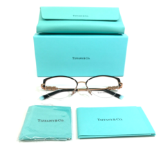 Tiffany &amp; Co. Eyeglasses Frames TF1145-B 6162 Black Gold Cat Eye 54-16-140 - $178.19