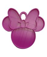 Minnie Mouse Themed Face Ears Shape Purple Christmas Ornament Made In US... - £3.90 GBP