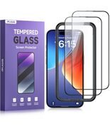 ruwa iPhone 15 Pro Screen Protector Tempered Glass Clear 6.1&quot; 2-Pack - €8,52 EUR
