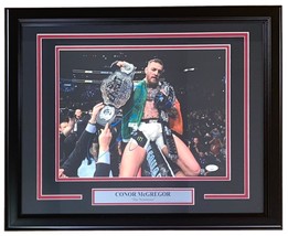 Conor McGregor Signed Framed 11x14 UFC Photo JSA - £303.04 GBP