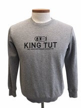 King Tut Sweatshirt 100th Anniversary Exhibition LA Gray Pullover Crewne... - $29.67