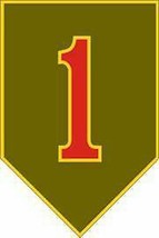 ARMY 1ST INFANTRY DIV COMBAT IDENTIFICATION ID  BADGE - £23.50 GBP
