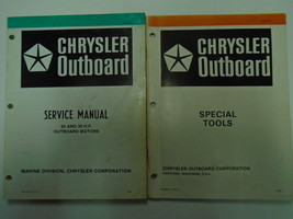 Chrysler Outboard 20 30 HP Service Repair Manual Set OEM Factory Books Used Wear - $46.41