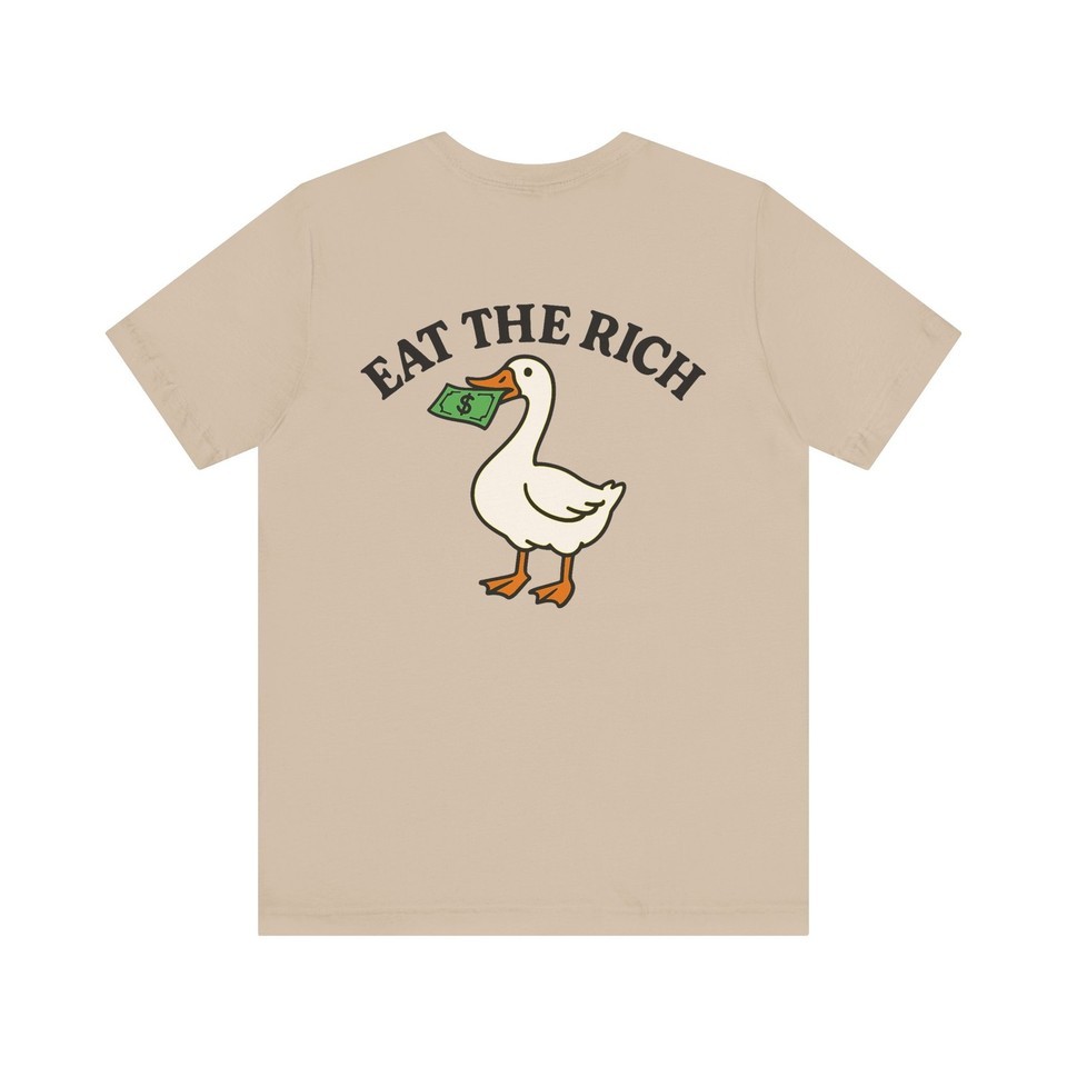 Eat the Rich Shirt, Anti Capitalist shirt, Tax the Rich Shirt, Activist Gift Item image 14