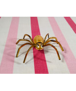 Fabulous Antique Gold Lacquer  &amp; Brass Spider Brooch Pin circa 1930/1940 - £46.47 GBP