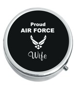 Proud Air Force Wife Medicine Vitamin Pill Box - $16.08 CAD