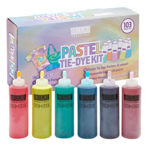 103 Piece Pastel Tie Dye Kit Set For Kids, Adults Paint Party Supplies, 6 Colors - £29.87 GBP