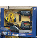 Bosch Kids Carpentry Play Power Tools  Chainsaw Saw 3 Piece Tool Set Bat... - £41.32 GBP