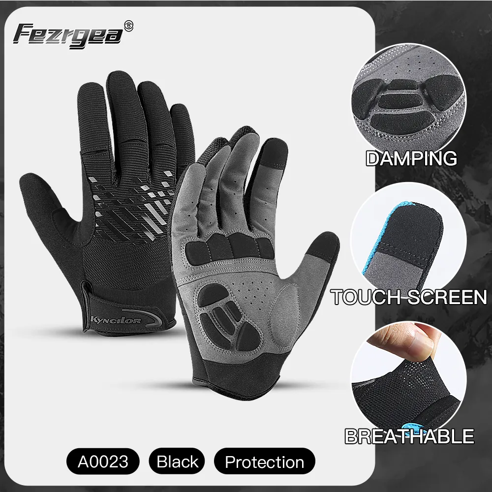 2023 Mountain Bike Touch Screen Cycling Gloves  Shock Absorption  Fitness Spring - £82.08 GBP