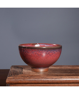 Jun Porcelain Tea Cup Kiln-Changed Crimson Purple Glaze Chinese Teaware - €767,19 EUR