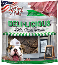 Loving Pets Deli-Licious Deli Style Treats Corned Beef Recipe 6 oz - £21.38 GBP